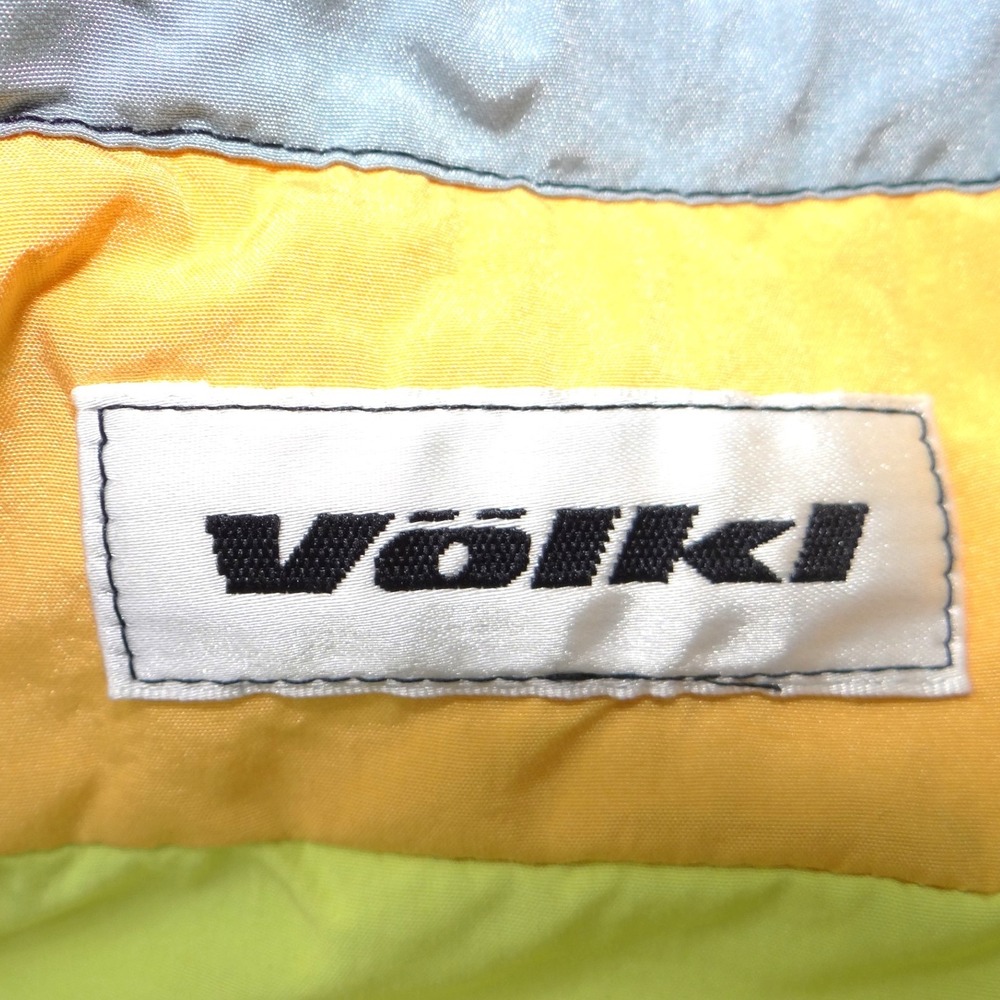 Vintage Volkl Mens Neon Colorblock Windbreaker Pullover Jacket Large 90s Retro - Picture 6 of 8